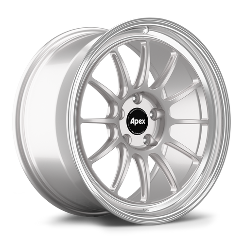 Apex SL-12RT 19x12 forged Chevrolet wheel in Race Silver Machined Lip with 5x120.65 bolt pattern