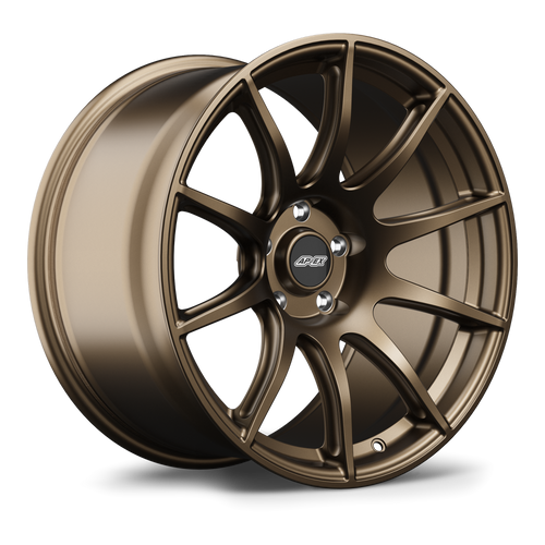 Apex SM-10 18x10 flow formed Toyota Supra wheel in Satin Bronze with 5x112 bolt pattern