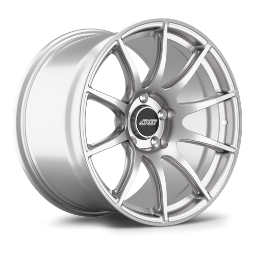 Apex SM-10 18x11 Race Silver flow-formed wheel for BMW with 5x120 bolt pattern and ET44 offset