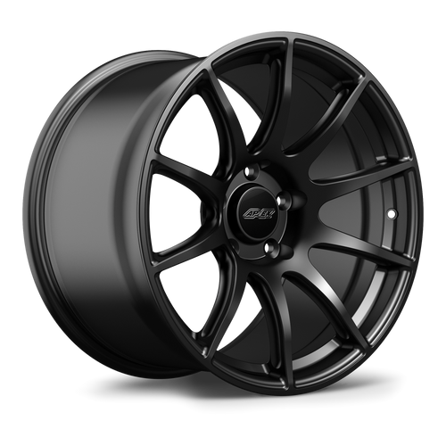 Apex SM-10 18x11 Satin Black flow-formed wheel for Chevy Camaro with 5x120 bolt pattern and ET7 offset