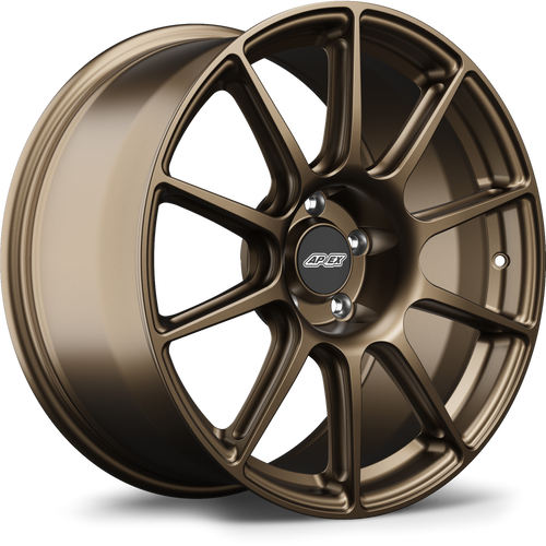 Apex SM-10 18x9 Satin Bronze flow-formed wheel for Porsche 5x130 applications