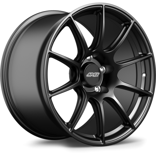 Apex SM-10 19x11.5 Satin Black flow-formed wheel for Ford Mustang SM1019115ET56-51143-705-SMBK