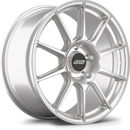 Apex SM-10 19x9 Race Silver flow-formed wheel for Porsche applications