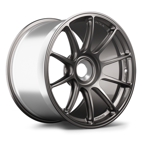 Apex SM-10RE 19x12 Anthracite forged Porsche center lock wheel with ET46 offset and Enduro-spec construction