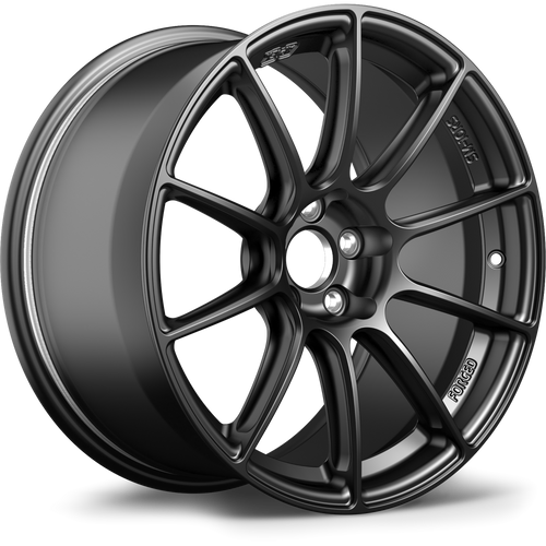Apex SM-10RS 17x10 forged Satin Black wheel with 5x114.3 bolt pattern and ET48 offset