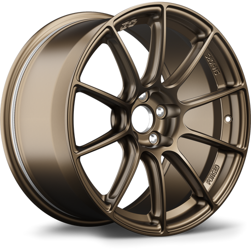 Apex SM-10RS 17x9.5 forged Satin Bronze wheel with 5x114.3 bolt pattern and ET51 offset