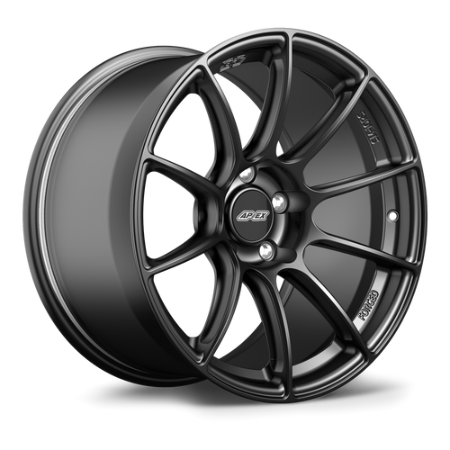 Apex SM-10RS 18x10 Satin Black forged wheel with 5x112 bolt pattern and ET30 offset for BMW applications