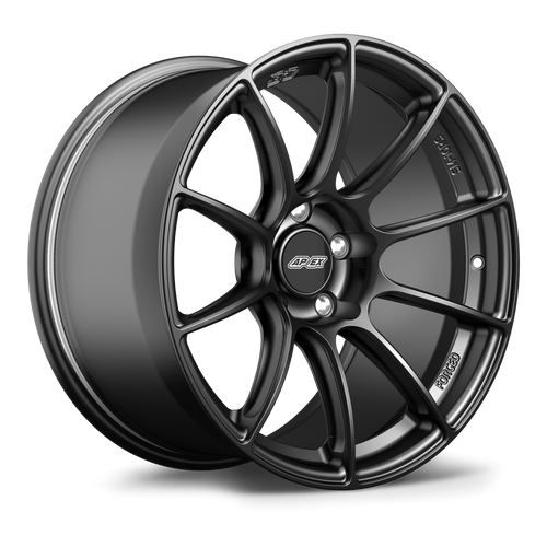 Apex SM-10RS 18x11 Satin Black forged wheel with 5x112 bolt pattern and ET40 offset for BMW applications