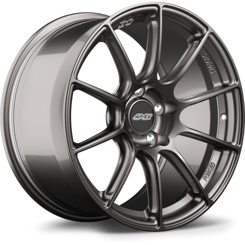 Anthracite Apex SM-10RS forged Sprint Line wheel featuring reinforced inner lip and I-beam spokes for Ford performance vehicles