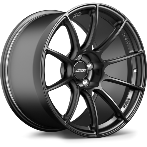 Apex SM-10RS 19x10 forged wheel Satin Black finish 5x112 bolt pattern ET12 66.6mm center bore SM10RS1910ET12-5112-666-NSBK