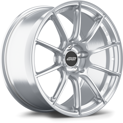 Brushed Clear Apex SM-10RS Sprint Line forged wheel 19x10 with 5x112 bolt pattern ET38 offset and 66.6mm center bore part number SM10RS1910ET38-5112-666-BC