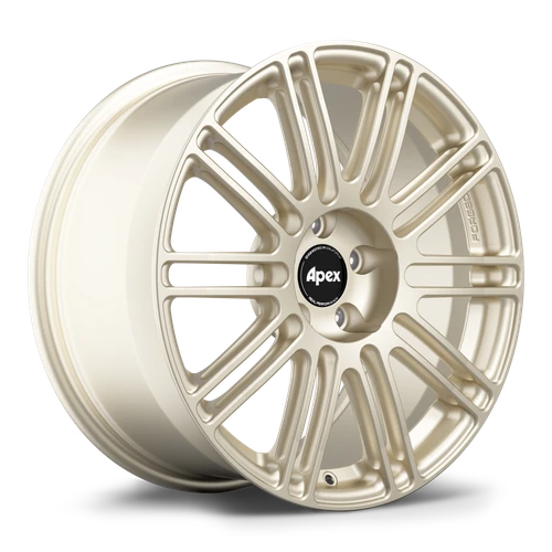 Apex TC-10RT 18x9 forged wheel in Motorsport Gold with 5x112 bolt pattern ET42 and 57.1mm center bore TC10RT189ET42-5112-571-MGD