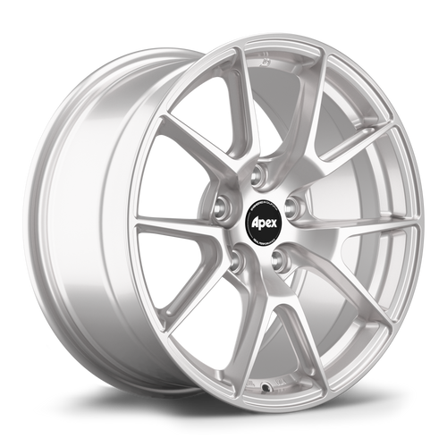 Apex VS-5 17x10 Race Silver flow formed wheel with 5x114.3 bolt pattern ET48 and 70.1mm center bore VS51710ET48-51143-701-RS