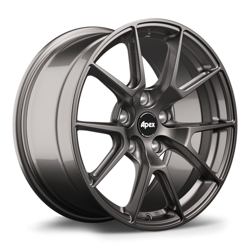 Apex VS-5 17x8.5 Anthracite flow formed wheel with 5x120 bolt pattern ET40 and 72.56mm center bore VS51785ET40-5120-7256-AN