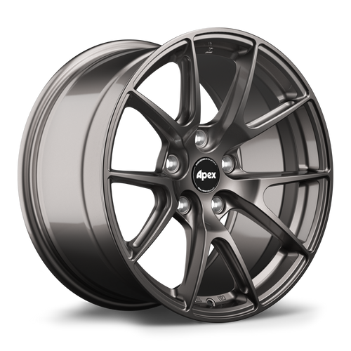 Apex VS-5 17x9.5 Anthracite flow formed wheel with 5x120 bolt pattern ET35 and 72.56mm center bore VS51795ET35-5120-7256-AN