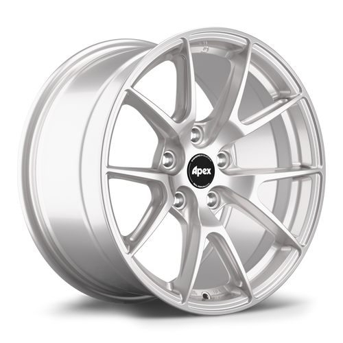 Apex VS-5 17x9 Race Silver flow formed wheel with 5x100 bolt pattern ET35 and 56.1mm center bore VS5179ET35-5100-561-RS