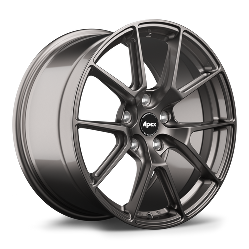Apex VS-5 18x11 Anthracite flow formed wheel with 5x120.65 bolt pattern ET57 offset and 70.3mm center bore VS51811ET57-512065-703-AN
