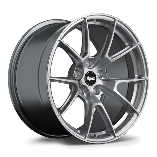 Apex VS-5 18x9.5 Hyper Black flow formed wheel with 5x120 bolt pattern ET22 offset and 72.56mm center bore VS51895ET22-5120-7256-NHBK