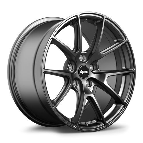 Apex VS-5 18x9.5 Satin Black flow formed wheel with 5x120 bolt pattern ET35 offset and 72.56mm center bore VS51895ET35-5120-7256-SMBK
