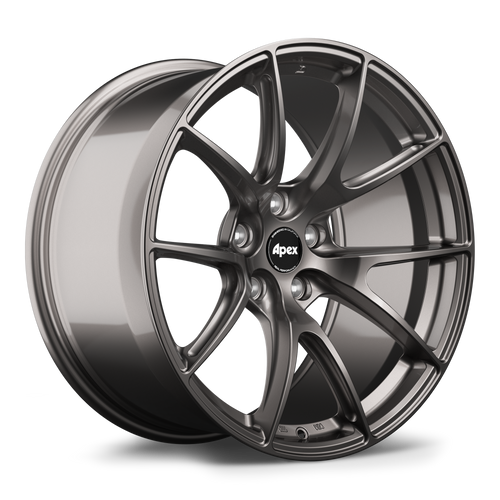 Apex VS-5 19x10.5 Anthracite flow formed wheel with 5x114.3 bolt pattern ET22 offset and 66.1mm center bore VS519105ET22-51143-661-AN