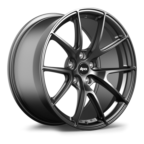Apex VS-5 19x10 Flow Formed Wheel Satin Black 5x112 ET38 part number VS51910ET38-5112-666-SMBK