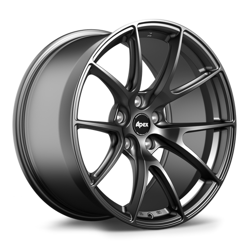 Satin Black Apex VS-5 19x11 wheel with 5x112 bolt pattern, ET22 offset, and 66.6mm center bore part VS51911ET22-5112-666-SMBK for performance applications