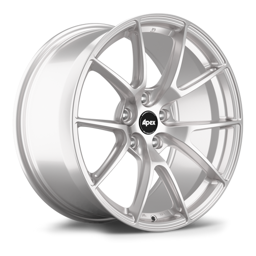 Race Silver Apex VS-5 19x11 wheel with ET78 offset and 5x120.65 bolt pattern for Chevy applications Part VS51911ET78-512065-703-RS