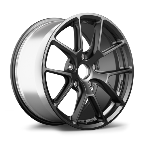 Apex VS-5RE 18x9 forged wheel in Satin Black for Porsche with 5x130 bolt pattern ET41 offset part VS5RE189ET41-5130-716-CSST-NSBK
