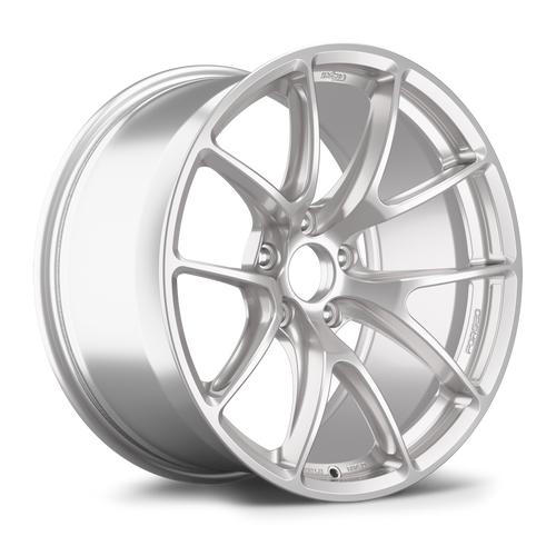 Apex VS-5RE 19x10 forged wheel in Race Silver for BMW with 5x120 bolt pattern ET25 offset part VS5RE1910ET25-5120-7256-RS