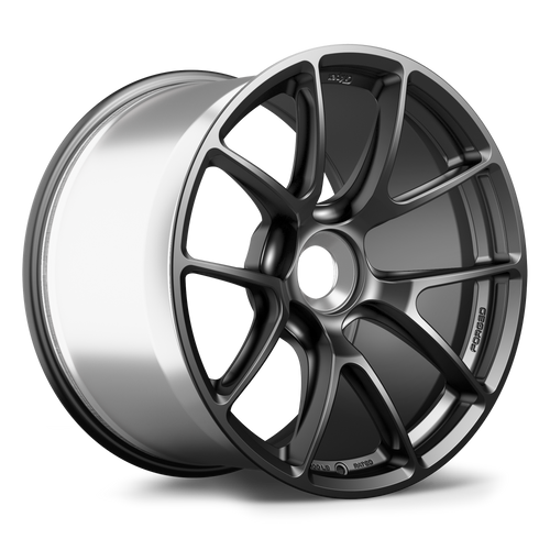 Apex VS-5RE 19x12 Satin Black forged wheel for Porsche center-lock applications ET46 part VS5RE1912ET46-CL-PS-NSBK