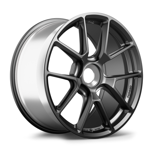 Apex VS-5RE 19x9.5 Satin Black forged wheel with Porsche center lock and ET50 offset VS5RE1995ET50-CL-PS-NSBK