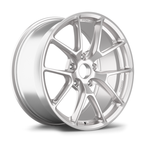 Apex VS-5RE 19x9 Race Silver forged wheel with 5x130 bolt pattern and ET48 offset for Porsche VS5RE199ET48-5130-716-RS