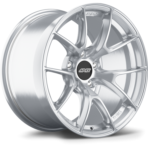Brushed Clear Apex VS-5RS 17x10 Sprint forged wheel with 72.56mm center bore and 5x120 bolt pattern for BMW applications part VS5RS1710ET25-5120-7256-BC