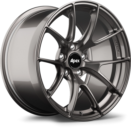 Apex VS-5RS 17x8 forged wheel in Anthracite with 5x100 bolt pattern ET40 offset and 56.1mm center bore part VS5RS178ET40-5100-561-AN