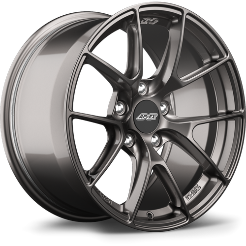 Apex VS-5RS 17x9 Anthracite forged wheel for BMW with 5x120 bolt pattern ET42 offset part VS5RS179ET42-5120-7256-AN