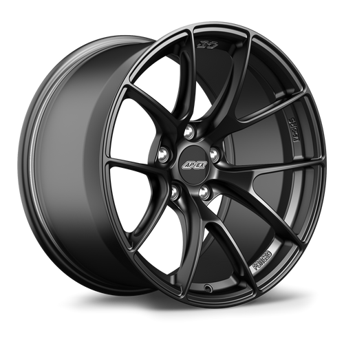 Apex VS-5RS 18x10 forged wheel in Satin Black with 5x120 bolt pattern and ET25 offset for BMW applications