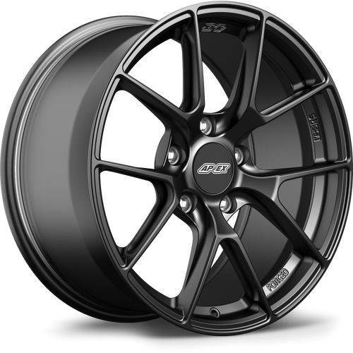 Satin Black Apex VS-5RS Sprint forged 18x8.5 wheel 5x120 ET40 72.56mm center bore Part VS5RS1885ET40-5120-7256-NSBK