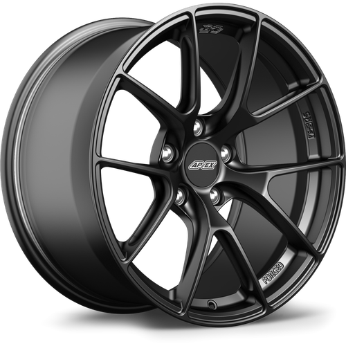 Satin Black Apex VS-5RS Sprint forged wheel 18x9.5 5x120 ET28 72.56mm center bore Part VS5RS1895ET28-5120-7256-SMBK