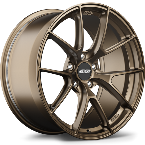 Satin Bronze Apex VS-5RS 19x10.5 forged Alfa Romeo performance wheel with 5x110 bolt pattern ET42 and 65.1mm center bore