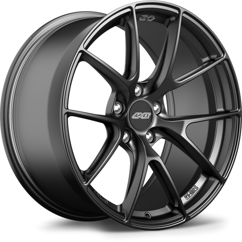 Satin Black Apex VS-5RS 19x10 forged performance wheel for BMW with 5x112 bolt pattern ET38 and 66.6mm center bore
