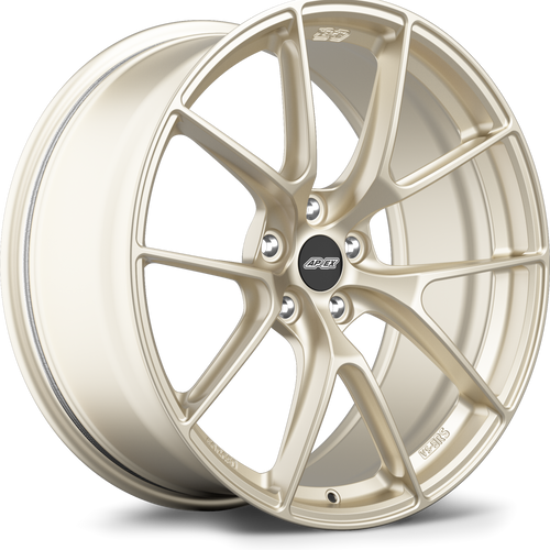Motorsport Gold Apex VS-5RS 20x12.5 forged Porsche Center Lock performance wheel with ET48 offset and 101mm center bore