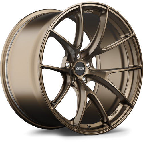 Satin Bronze Apex VS-5RS 20x12 forged performance wheel for Nissan with 5x114.3 bolt pattern ET22 and 66.1mm center bore