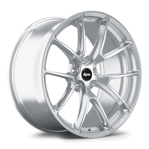Brushed Clear Apex VS-5RX 21x9.5 forged performance wheel for BMW SUVs and EVs Part VS5RX2195ET22-5112-666-BC
