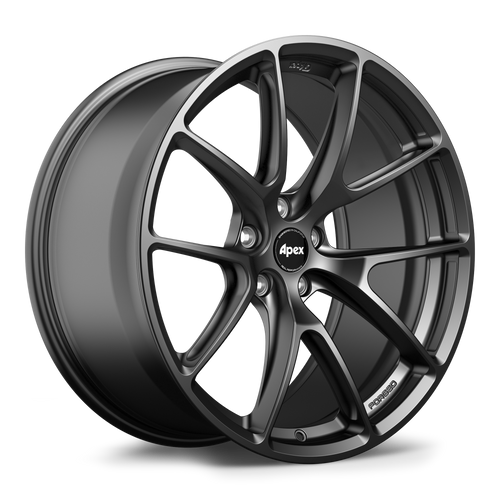 Satin Black Apex VS-5RX 21x9.5 forged performance wheel for BMW SUVs and EVs Part VS5RX2195ET22-5112-666-NSBK