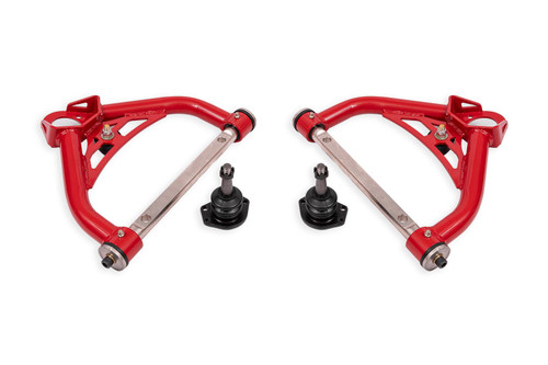 BMR A-Arms - Upper - Delrin Bushings - .5" Tall Ball Joint - Red (1982 - 1992 F-Body) AAU322R