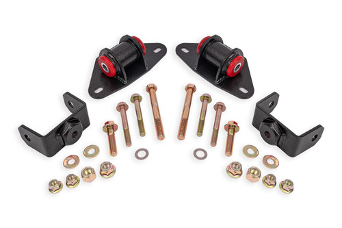 BMR Motor Mount Kit - Polyurethane - Black (2014 - 2019 Corvette) MM570H