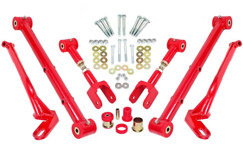 BMR Adjustable Rear Suspension Kit w/Reinforcement Braces - Red (1978 - 1987 G-Body) RSK469R