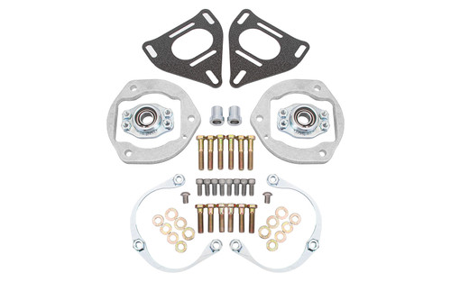 BMR Caster Camber Plates for Factory Springs - Black (2016 - 2014 Camaro) WAK360H