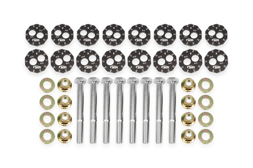 BMR Camber Bolt Kit for Front and Rear Lower Control Arms - Black (2014 - 2019 Corvette) WAK572