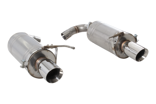 XForce Workhorse Series Axle-Back Exhaust (2018 - 2023 Mustang GT) E4FM15AB